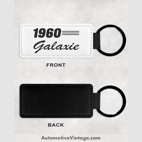 1960 Ford Galaxie Leather Car Key Chain Model Keychains