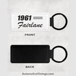 1961 Ford Fairlane Leather Car Key Chain Model Keychains