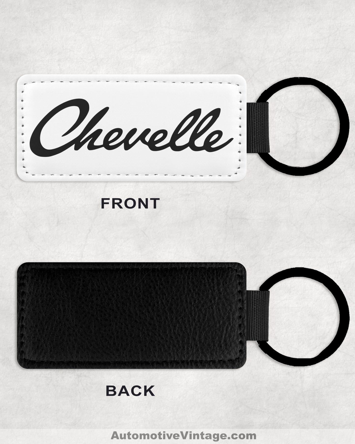 1967-1969 Chevrolet Chevelle EMBLEM Leather Car Keychain