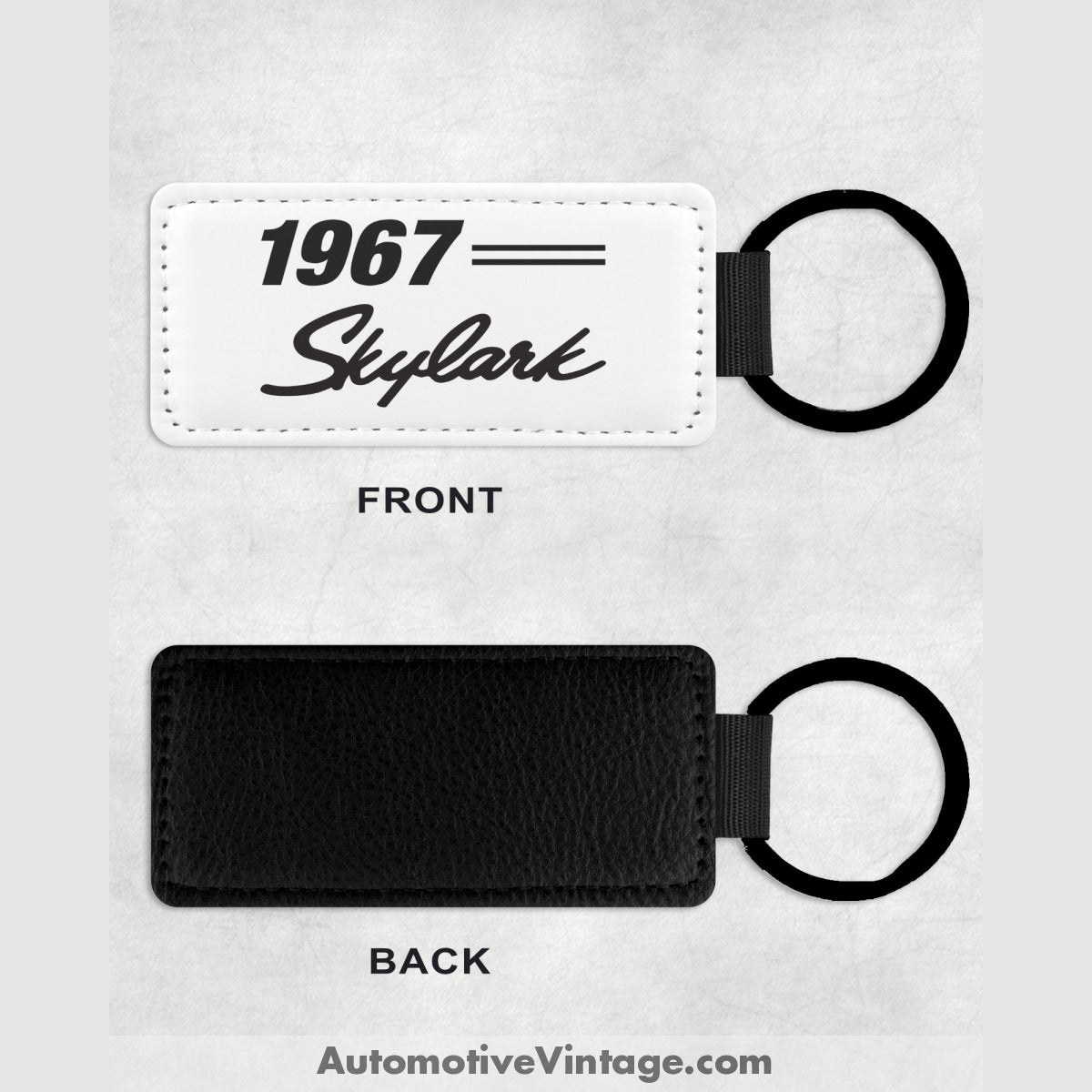 1967 Buick Skylark Leather Car Key Chain Model Keychains