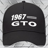 1967 Pontiac Gto Car Model Hat Black