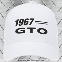 1967 Pontiac Gto Car Model Hat White