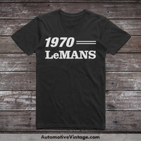 1970 Pontiac Lemans Classic Muscle Car T-Shirt Black / S Model T-Shirt