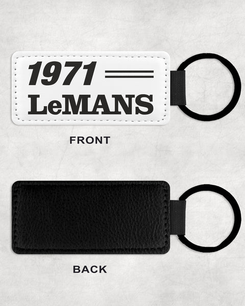 1971 Pontiac LeMans Leather Car Keychain