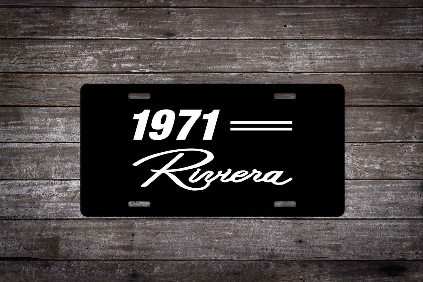 1971 71 Buick Riviera Car License Plate
