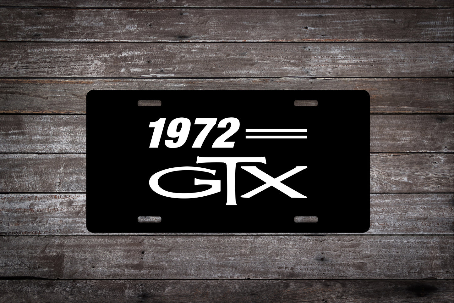 1972 Plymouth GTX Car License Plate