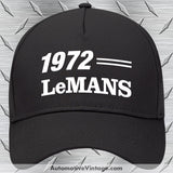 1972 Pontiac Lemans Car Model Hat Black