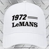 1972 Pontiac Lemans Car Model Hat White