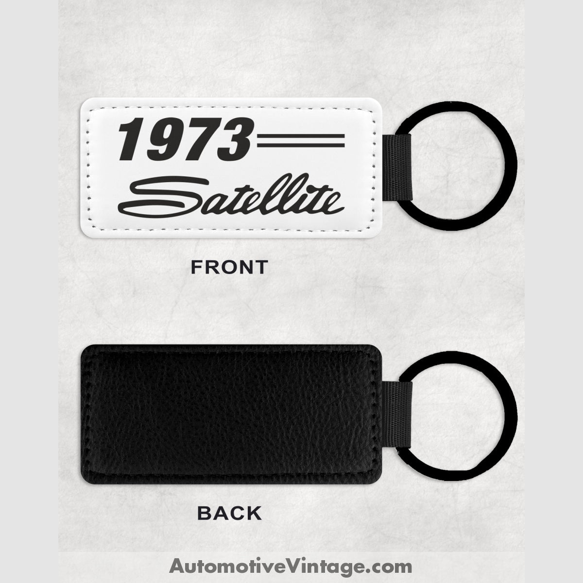 1973 Plymouth Satellite Leather Car Key Chain Model Keychains