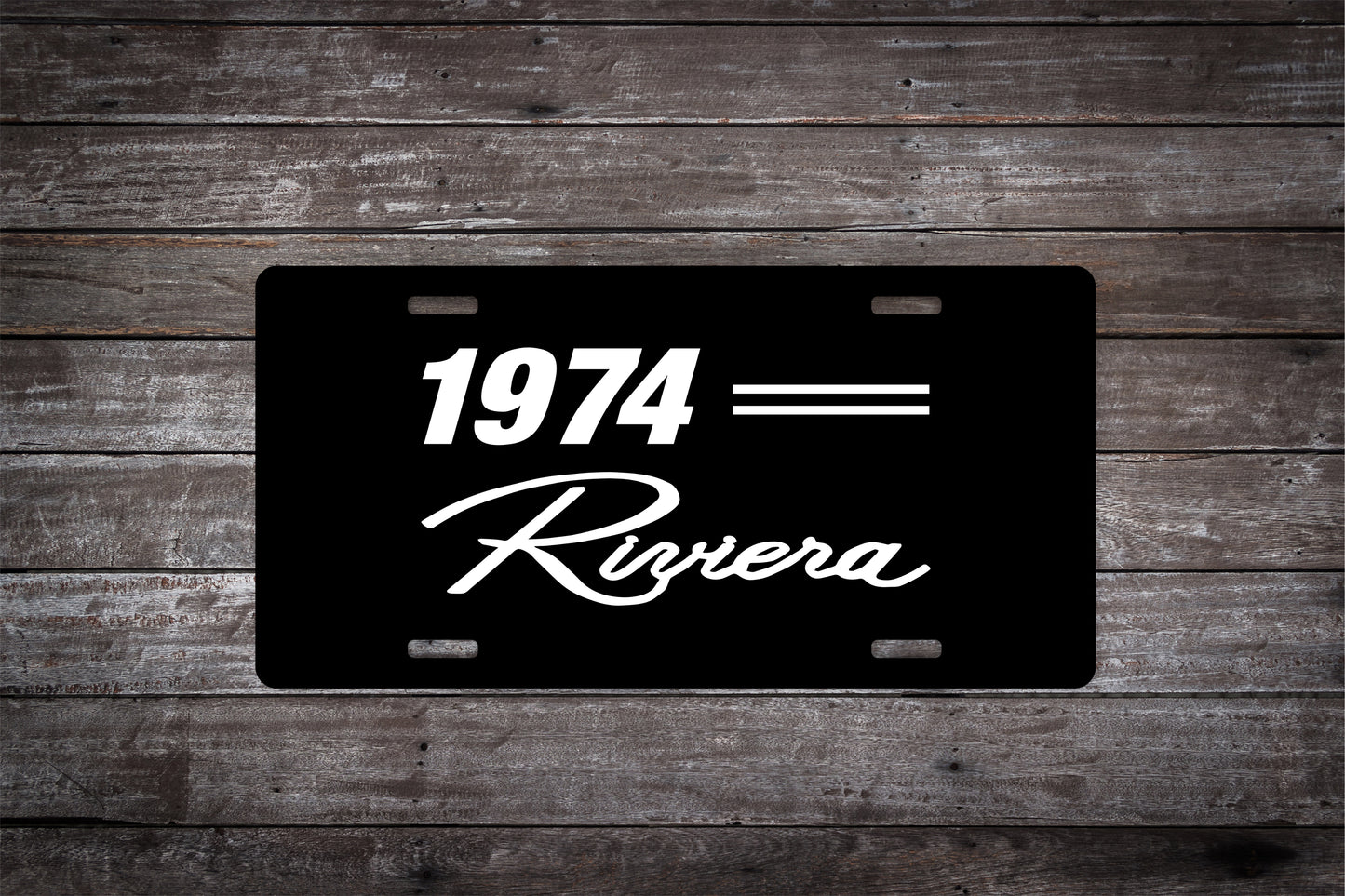 1974 74 Buick Riviera Car License Plate