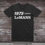 1975 Pontiac Lemans Classic Muscle Car T-Shirt Black / S Model T-Shirt