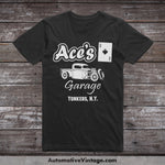Aces Garage Greaser Style Car T-Shirt S T-Shirt