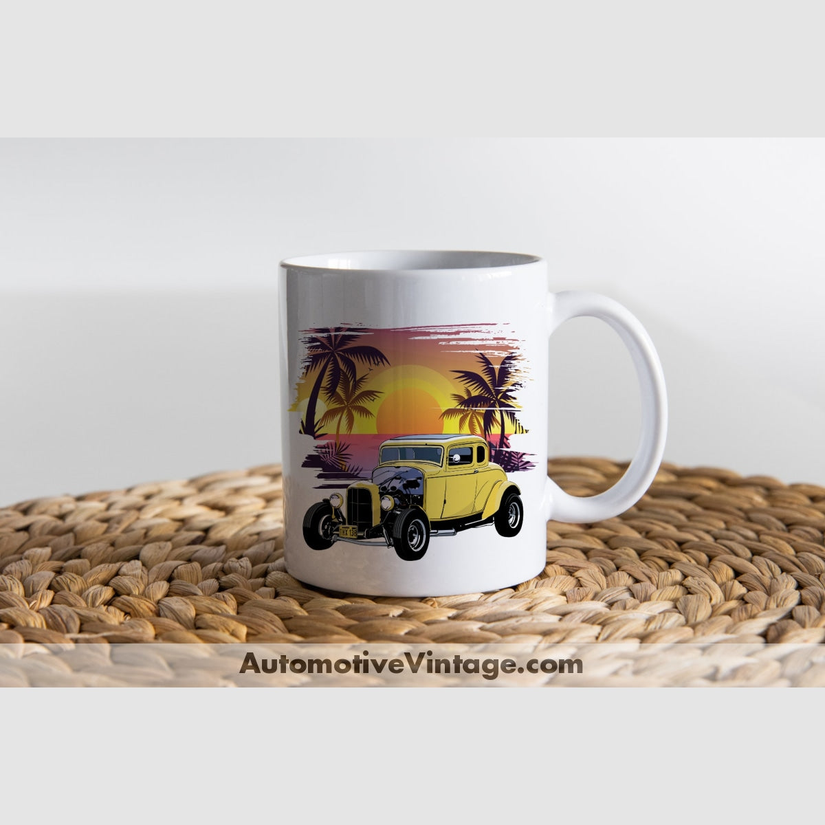 American Graffiti 1932 Ford Famous Car Coffee Mug White