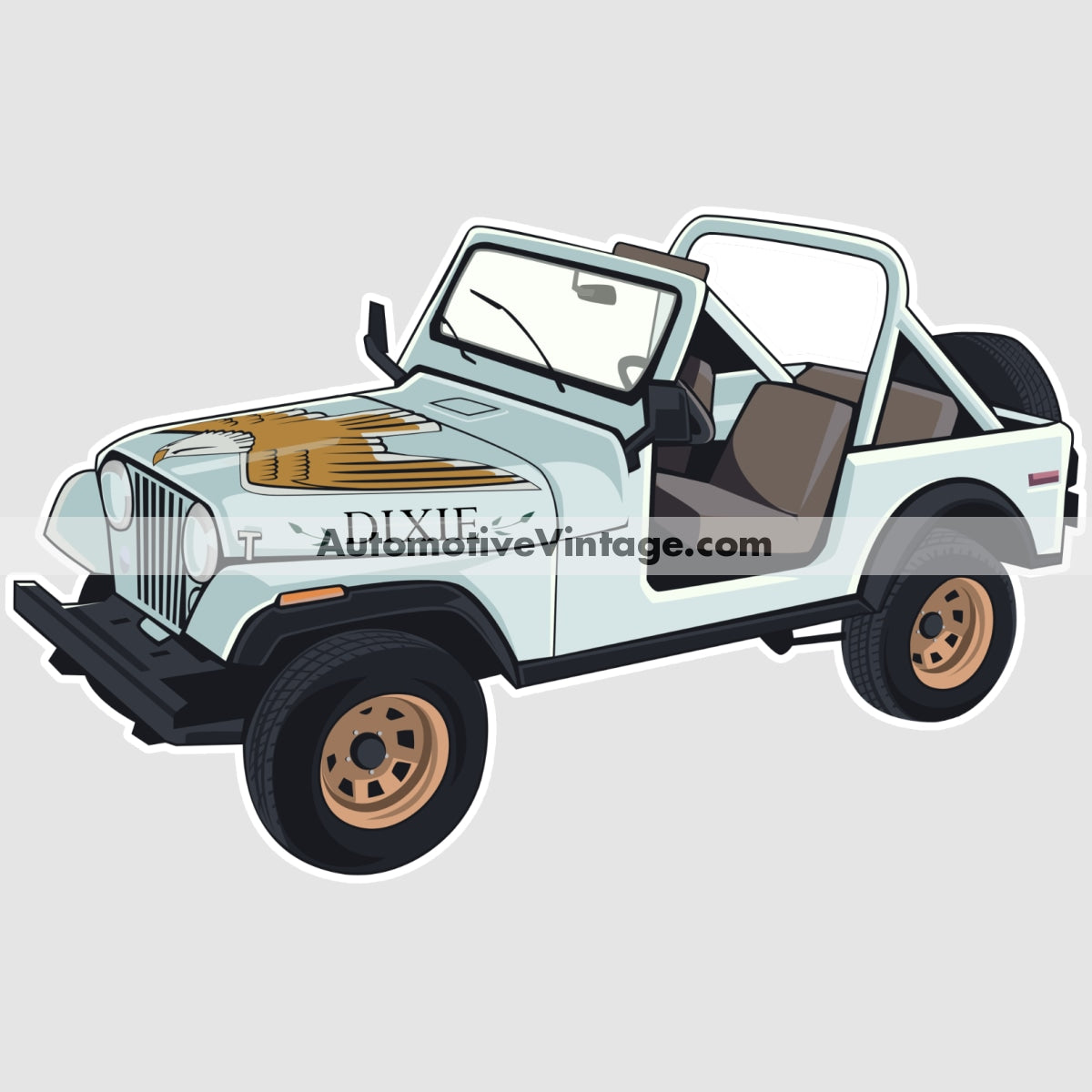 Dukes Of Hazzard Daisy Duke Famous Car Wall Sticker