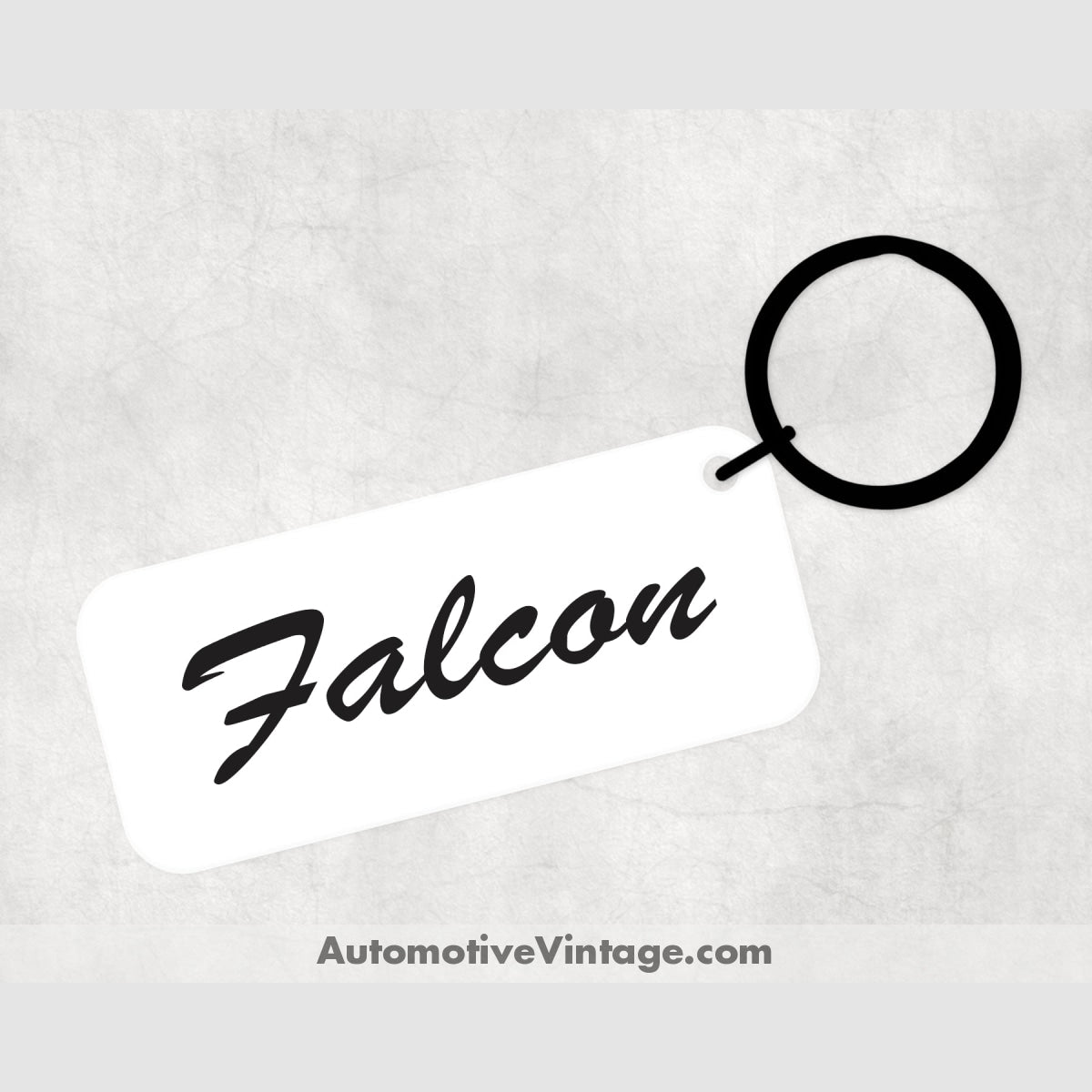 Ford Falcon Car Model Metal Keychain Automotive Vintage