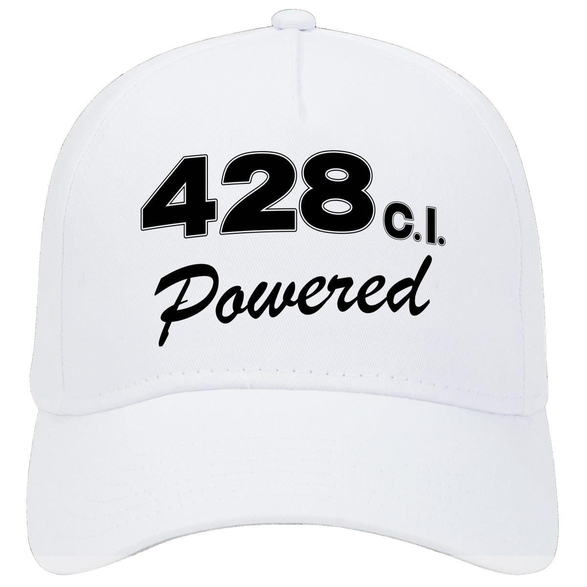 Ford 428 C.i. Powered Engine Size Car Hat White