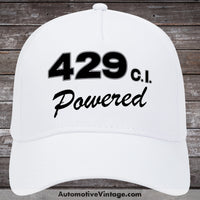 Ford 429 C.i. Powered Engine Size Car Hat White