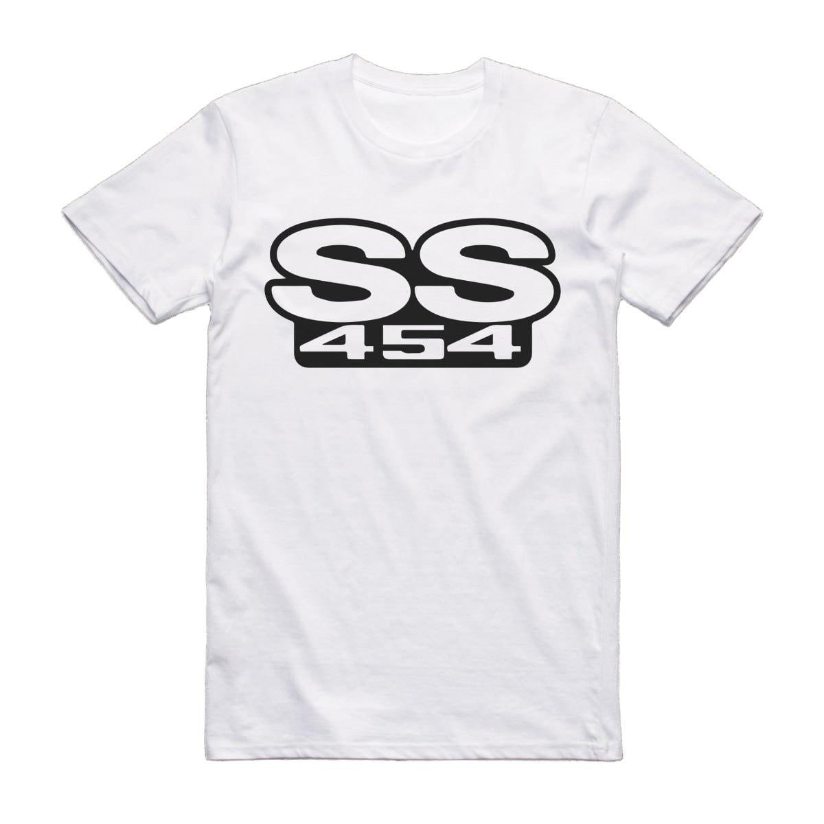 General Motors Ss 454 Engine Size Car T-Shirt White / S T-Shirt