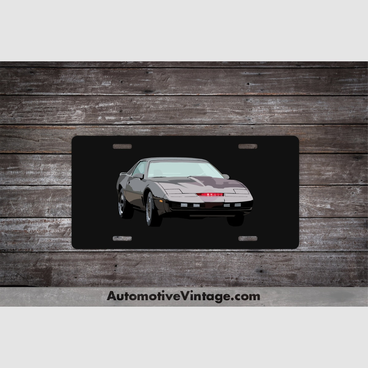 Knight Rider Pontiac Trans Am Famous Car License Plate Black