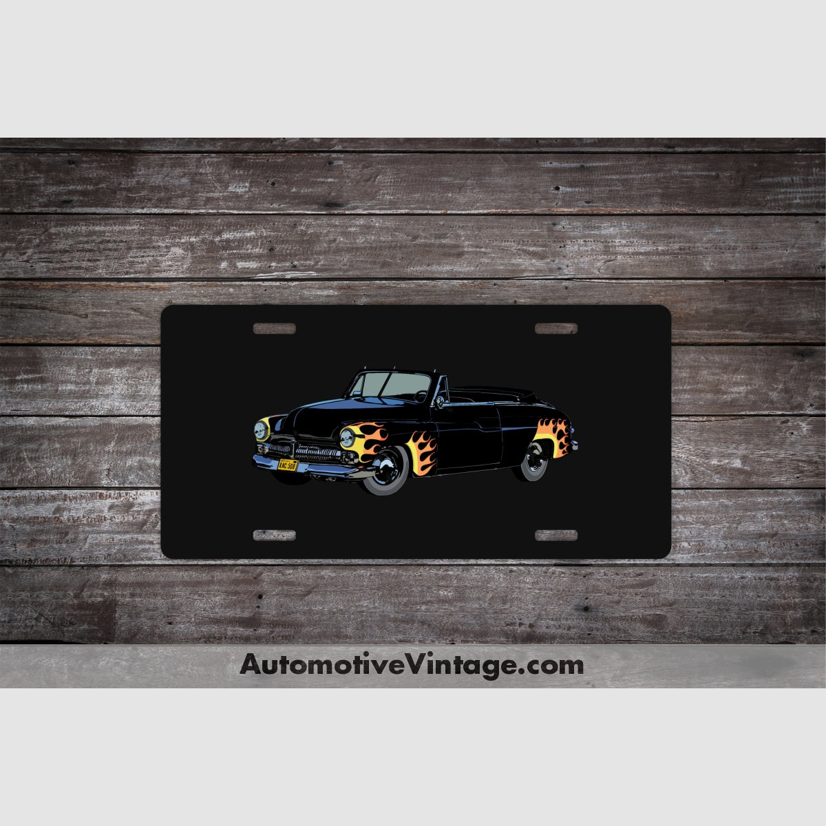 Grease The Scorpions Merc Famous Car License Plate Black