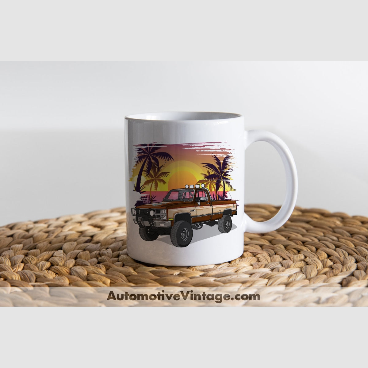 The Fall Guy Gmc Sierra Famous Car Coffee Mug White