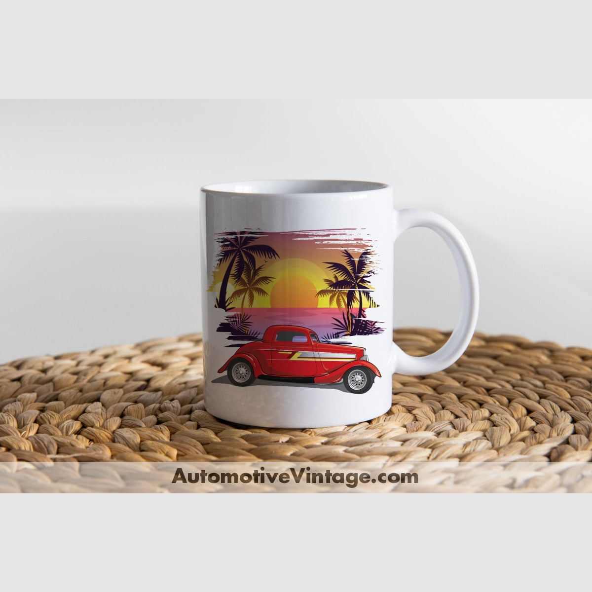 Zz Top 1933 Ford Famous Car Coffee Mug White