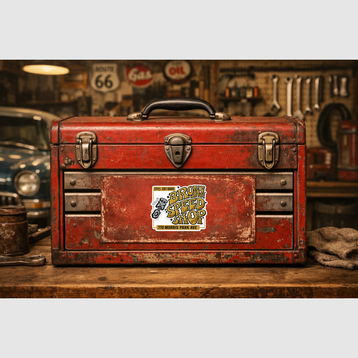 Bronx Speed Shop Auto Parts Car Sticker Sticker Auto Parts Stickers