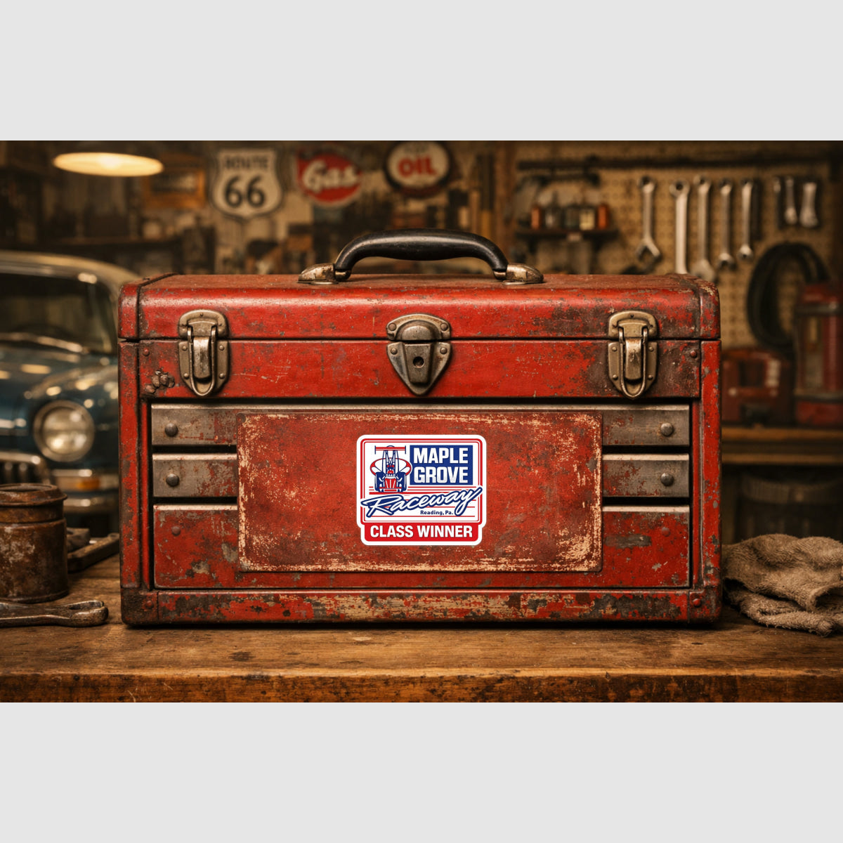 Maple Grove Raceway Drag Racing Sticker Sticker Drag Racing Stickers