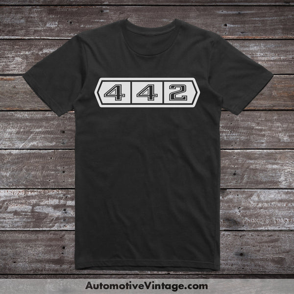 Oldsmobile 442 Early Years Classic Muscle Car T-Shirt Black / S Model T-Shirt