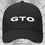 Pontiac Gto Car Model Hat Black