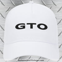 Pontiac Gto Car Model Hat White