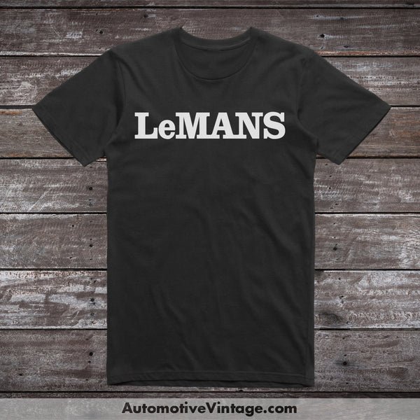 Pontiac Lemans Classic Muscle Car T-Shirt Black / S Model T-Shirt