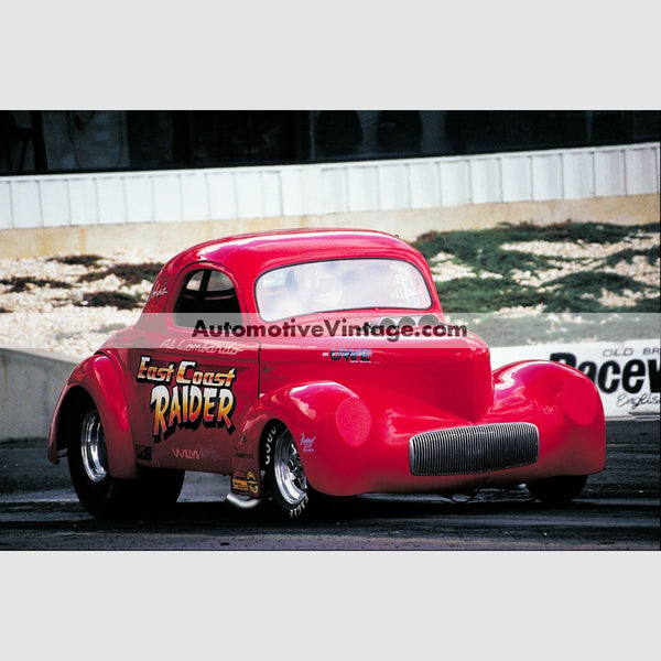 East Coast Raider Pro Stock High Resolution Full Color Premium Drag Racing Poster 24 Wide X 18
