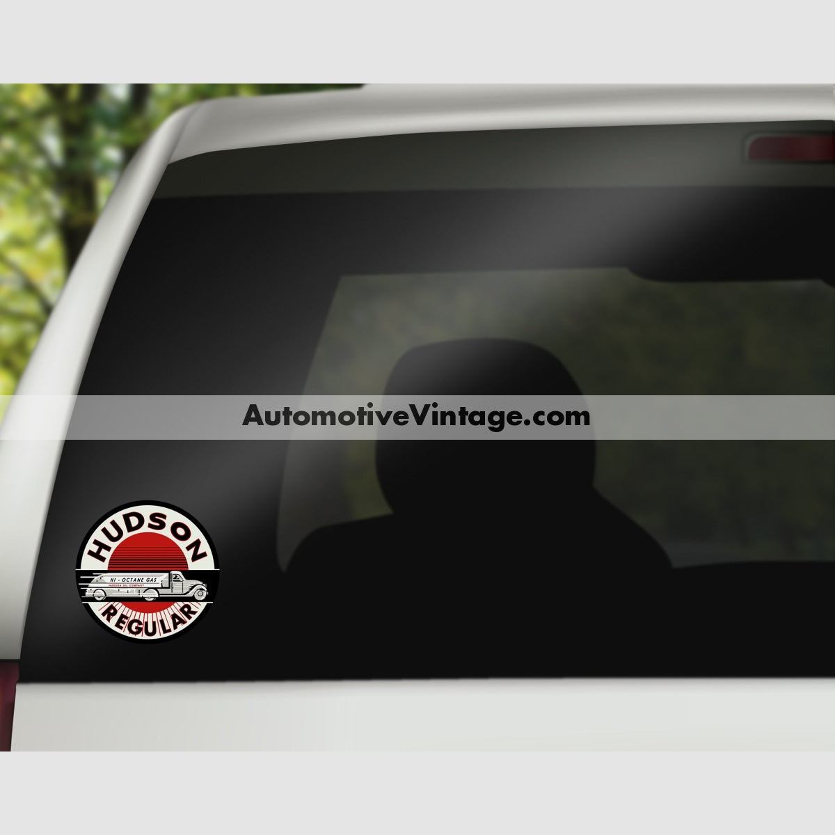 Hudson Oil Gasoline Vintage Car Sticker Stickers