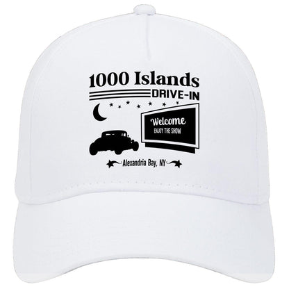 1000 Islands Drive-In Alexandria Bay New York Drive In Movie Hat White