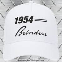 1954 Plymouth Belvedere Car Model Hat White