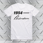 1954 Plymouth Belvedere Car T-Shirt White / S Model T-Shirt