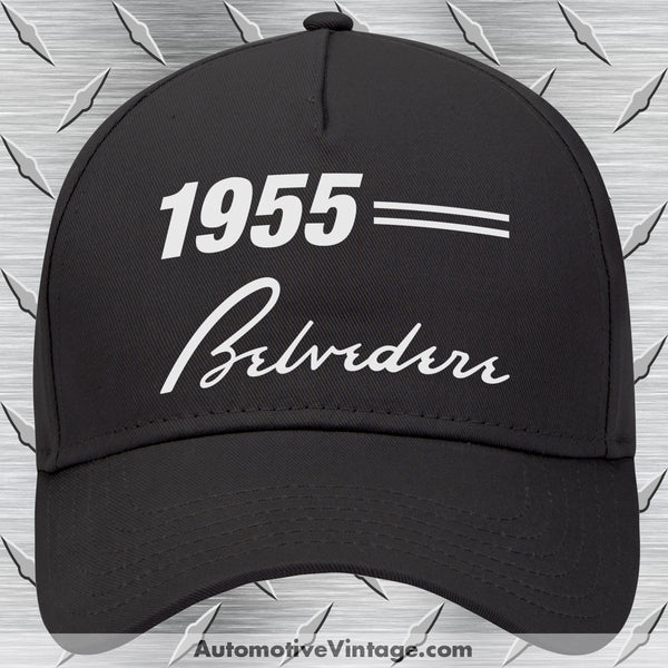 1955 Plymouth Belvedere Car Model Hat Black