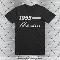 1955 Plymouth Belvedere Car T-Shirt Black / S Model T-Shirt