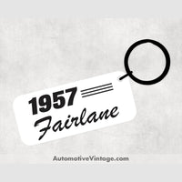 1957 Ford Fairlane Car Model Metal Keychain Keychains
