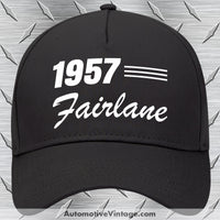 1957 Ford Fairlane Car Model Hat Black