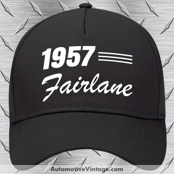 1957 Ford Fairlane Car Model Hat Black