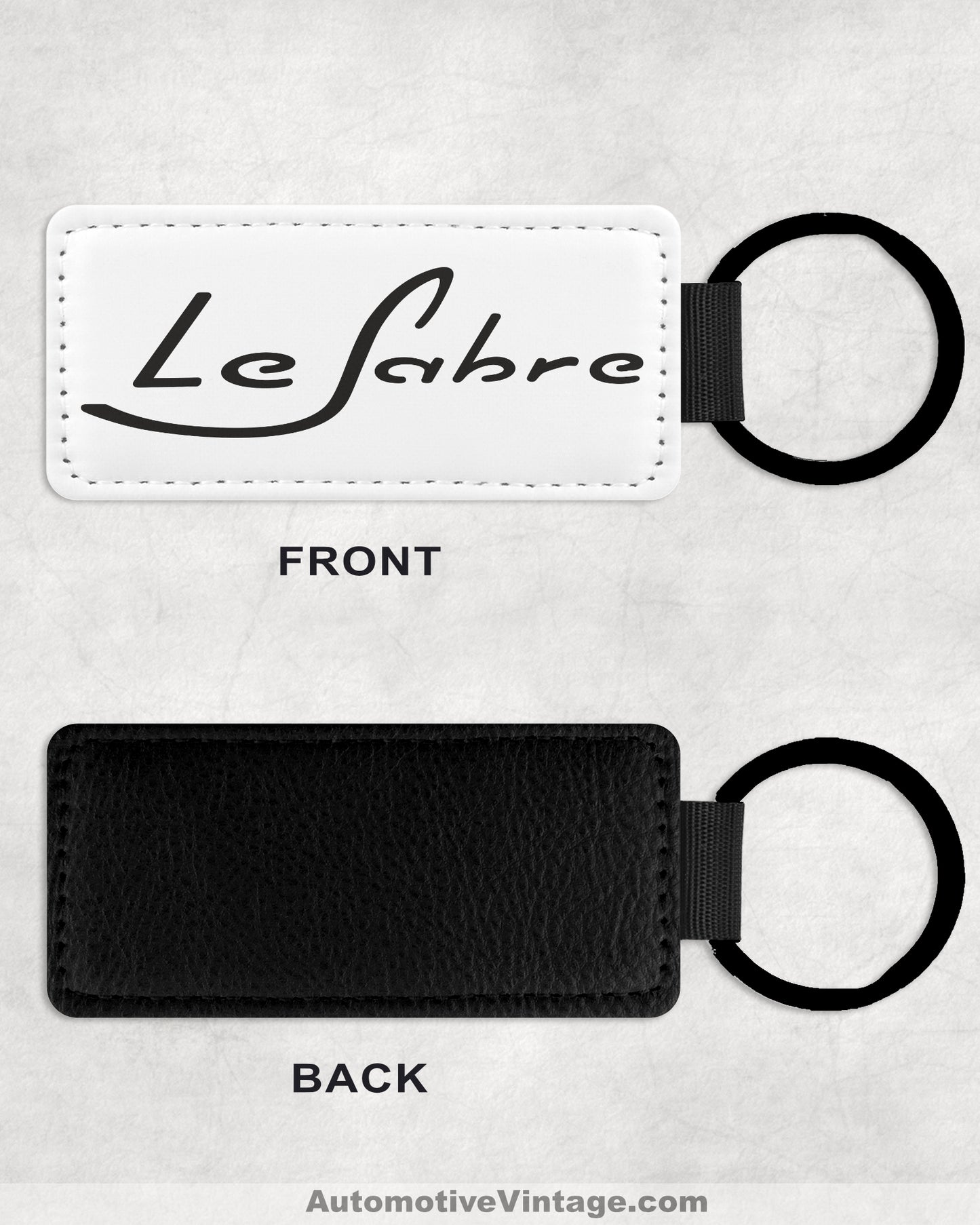 1959-65 Buick LeSabre EMBLEM Leather Car Keychain