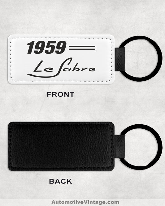 1959 59 Buick LeSabre Leather Car Keychain