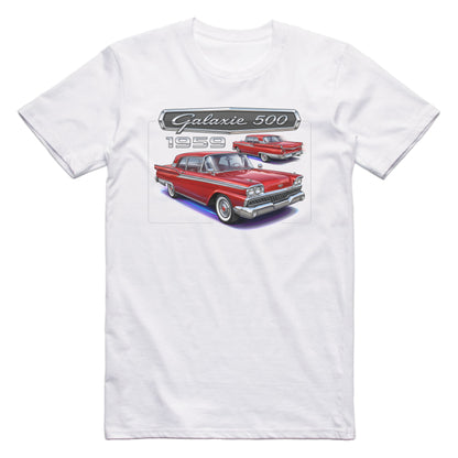 1959 59 Ford Galaxie 500 Retro Classic Car T-shirt