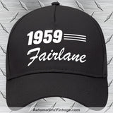 1959 Ford Fairlane Car Model Hat Black