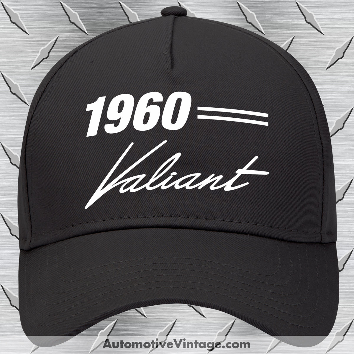 1960 60 Plymouth Valiant Car Hat Black Car Model Hat