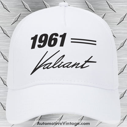 1961 61 Plymouth Valiant Car Hat White Car Model Hat