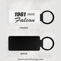 1961 Ford Falcon Leather Car Key Chain Model Keychains