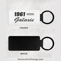 1961 Ford Galaxie Leather Car Key Chain Model Keychains